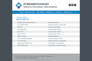 Web Design by yadunath for vehicle codes | Design #6737474