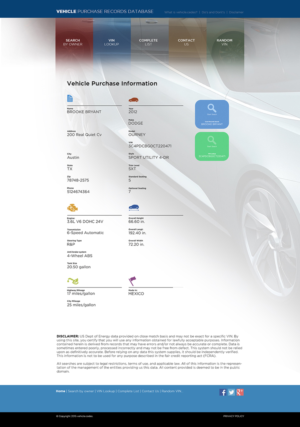 Web Design by Willman for vehicle codes | Design: #6735370