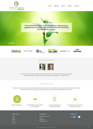Web Design by pb for Environmental Advisors | Design: #6722642