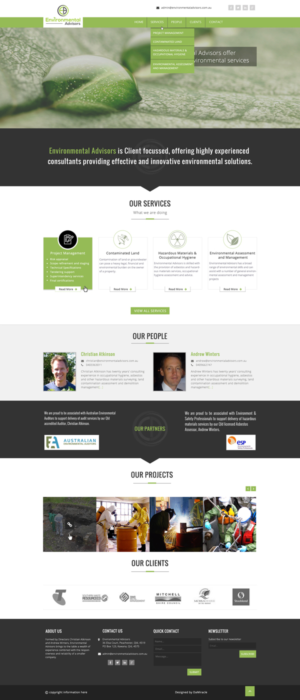 Web-Design von Da Miracle für Environmental Advisors | Design #6740354
