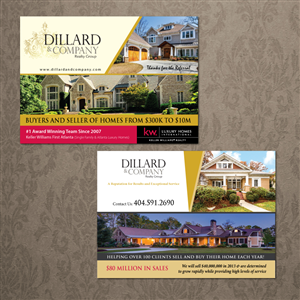 Design de Papeterie par Sbss pour Dillard & Company Realty Group | Design : #1747382