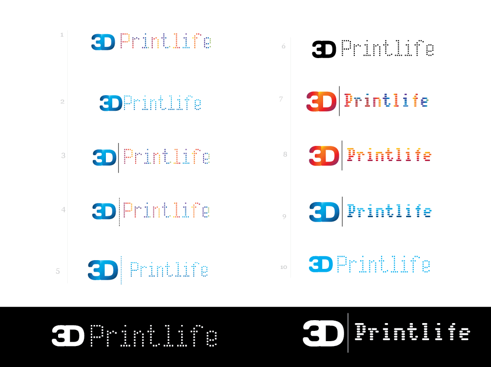 Diseño de Logo por Super Arts para 3D Printlife | Diseño #1780483