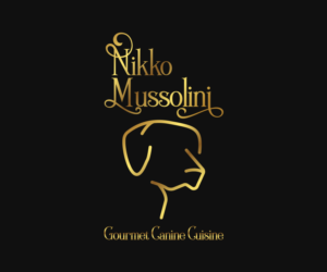 Nikko Mussolini Gourmet Canine Cuisine  | Logo Design by ACK Design