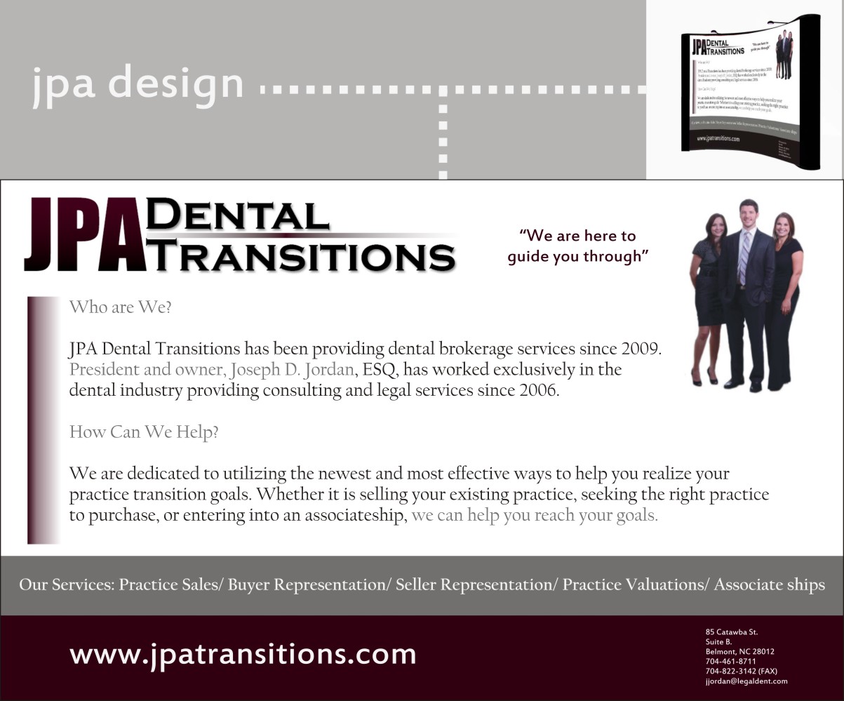 Graphic Design by ginver for JPA Dental Transitions | Design #1761705
