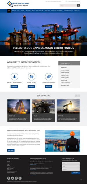 Web-Design von pb für Intercontinental Solutions Group | Design: #6722782