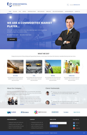 Web-Design von pb für Intercontinental Solutions Group | Design: #6722784