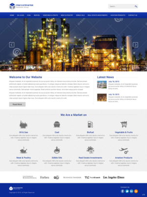 Web-Design von pb für Intercontinental Solutions Group | Design: #6728838