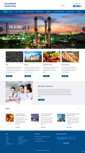 Web-Design von pb für Intercontinental Solutions Group | Design: #6728840