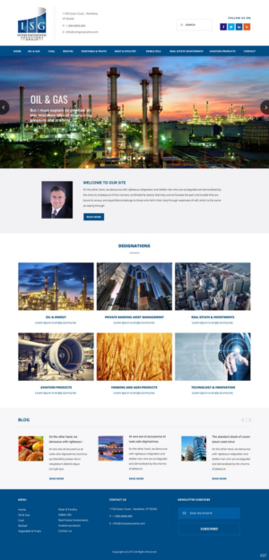 Web-Design von pb für Intercontinental Solutions Group | Design: #6804443