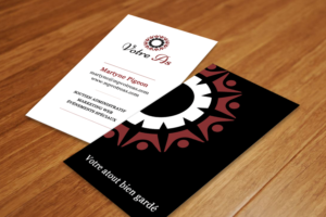 Business Card Design by Sarah Mathews for MP Votre As | Design: #6794778