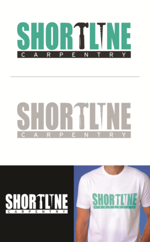 Logo Design by Adeel Hanif® for Shortline Carpentry | Design #6741402