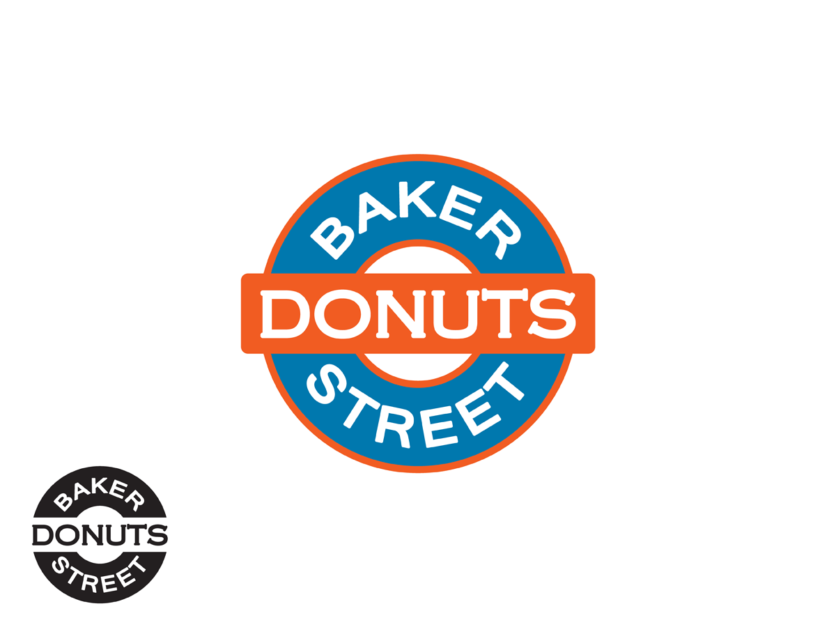 Logo Design by Patrícia Duarte for Baker Street Donuts, LLC | Design #1771422