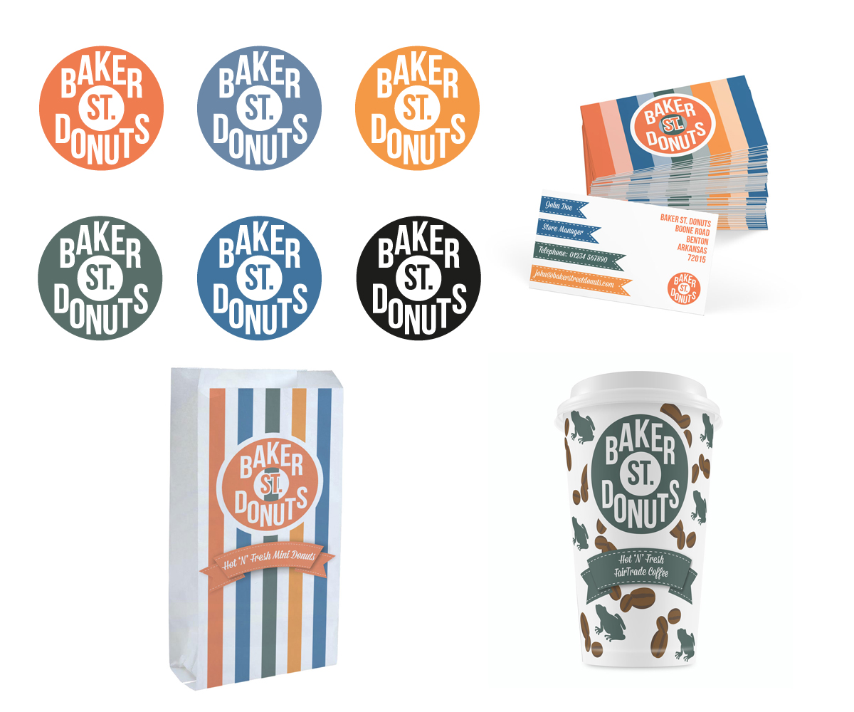 Logo Design by Chris Dowse for Baker Street Donuts, LLC | Design #1768269