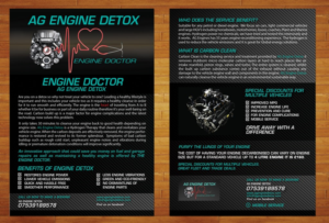 ag engine detox  engine carbon clean  | Flyer Design by Artcher