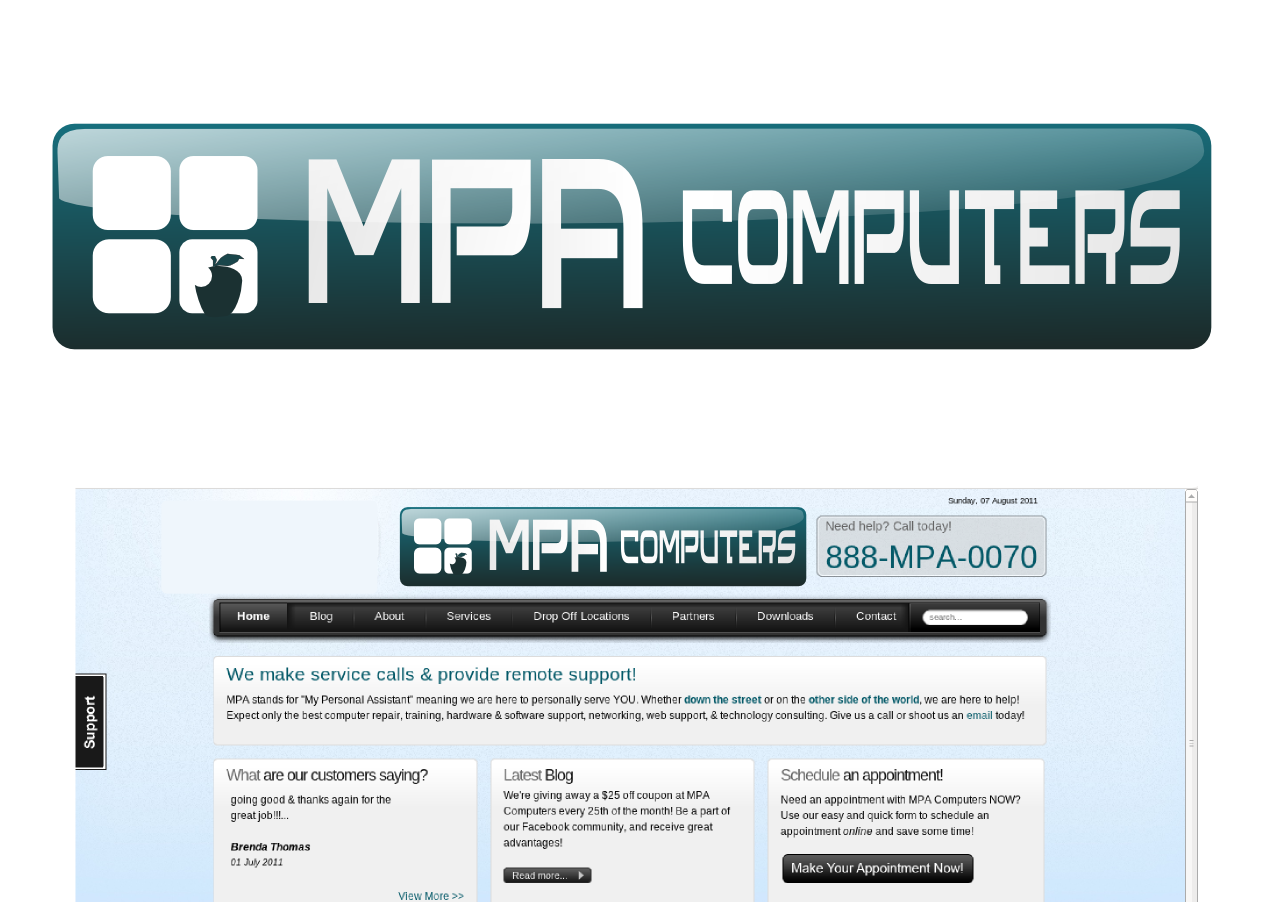 Logo Design by BudoReflex for MPA Computers | Design #376232