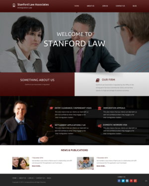 Web-Design von pb für Stanford Law Associates Ltd | Design: #6728898