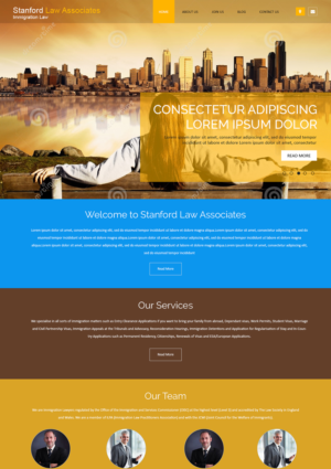 Web-Design von Creations Box 2015 für Stanford Law Associates Ltd | Design: #6741964
