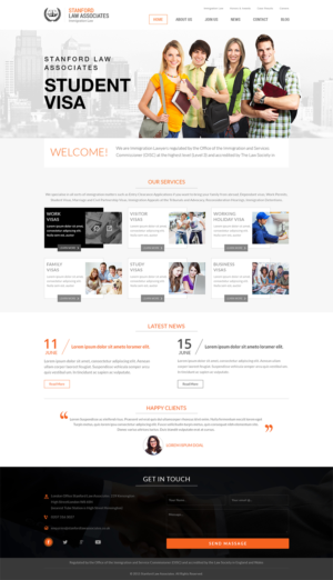 Web-Design von Creative Usha für Stanford Law Associates Ltd | Design: #6780339