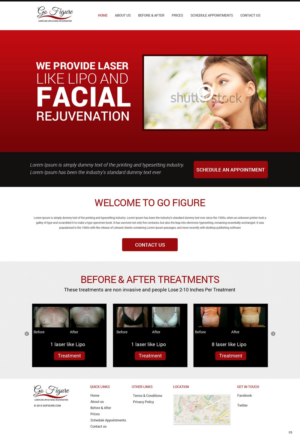 Web Design by pb for Go Figure | Design: #6741066