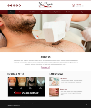 Web Design by pb for Go Figure | Design: #6741068
