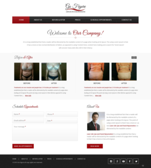 Web Design by pb for Go Figure | Design: #6741069