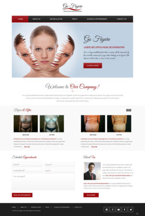 Web Design by pb for Go Figure | Design: #6741074