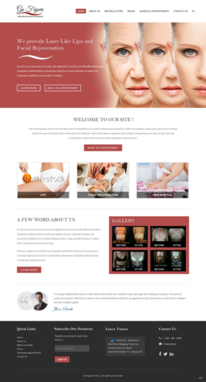 Web Design by pb for Go Figure | Design: #6741075