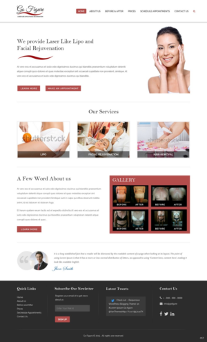 Web Design by pb for Go Figure | Design: #6741078