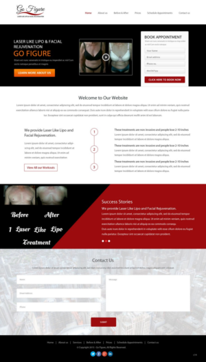 Web Design by pb for Go Figure | Design: #6741079