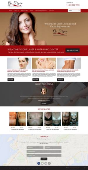 Web Design by pb for Go Figure | Design: #6747180