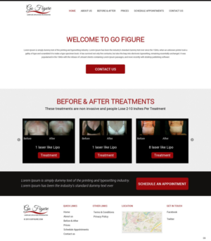 Web Design by pb for Go Figure | Design: #6749699