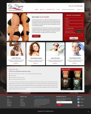 Web Design by pb for Go Figure | Design: #6749700