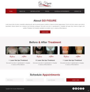 Web Design by pb for Go Figure | Design: #6749701