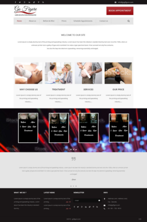 Web Design by pb for Go Figure | Design: #6751605