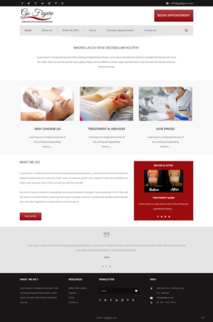 Web Design by pb for Go Figure | Design: #6758675