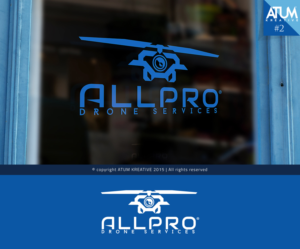 Logo Design by Atum Kreative™ for AllPro Drone Services | Design: #6736706
