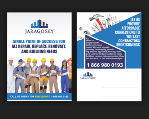 Postcard Design by uniquedesign10 for jaragosky | Design: #6725910