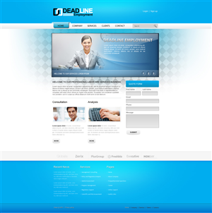 Diseño Web por dragnoir para DEADLINE SECURITY PTY LTD | Diseño: #366052