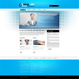 Diseño Web por dragnoir para DEADLINE SECURITY PTY LTD | Diseño: #366054