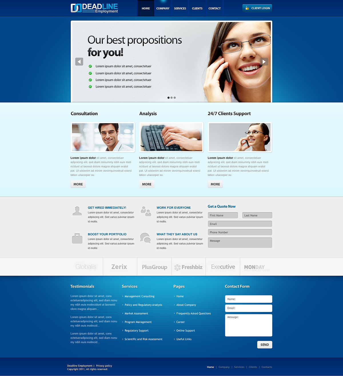 Diseño Web por paulsherwinang para DEADLINE SECURITY PTY LTD | Diseño #358105
