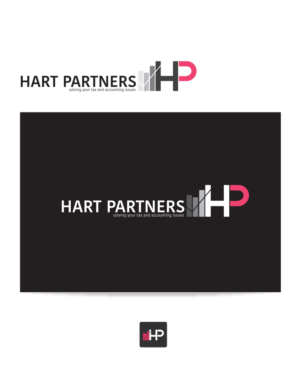 Hart Partners with subtitle   Solving your Tax and Accounting Issues | Diseño de Logo por CanDoDesign