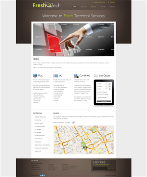 Wordpress Design by Mayank Patel for Fresh Tech Ltd | Design: #370444