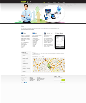 Wordpress Design by Mayank Patel for Fresh Tech Ltd | Design: #370445