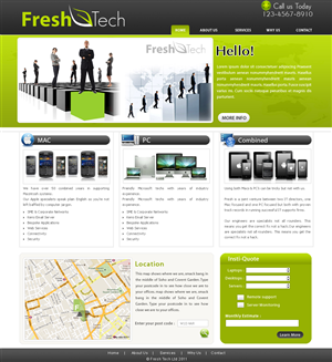 Wordpress Design by webxvision for Fresh Tech Ltd | Design: #372688