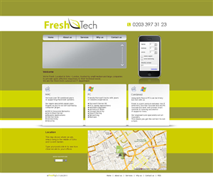 Wordpress Design by Ruan Bomba8 for Fresh Tech Ltd | Design: #368151
