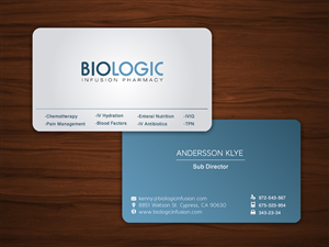 Business Card Design by silviaer for Biologic Infusion | Design: #1751515