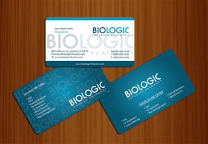 Business Card Design by asimali for Biologic Infusion | Design: #1751316