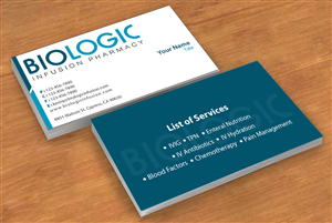 Business Card Design by Sbss for Biologic Infusion | Design: #1750086