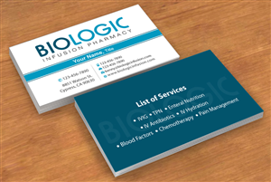 Business Card Design by Sbss for Biologic Infusion | Design: #1750138