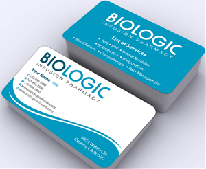 Business Card Design by Sbss for Biologic Infusion | Design: #1750142